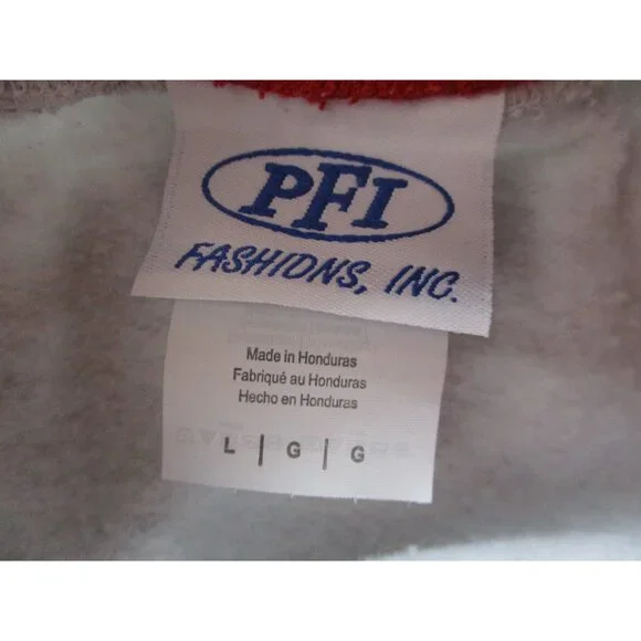 Christmas Sweatshirt Women's Large Cardinals Double Collar Granny Gray Red Birds - Picture 6 of 7